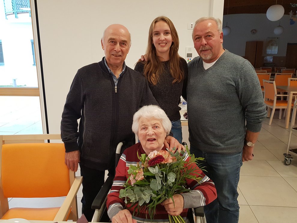 Gratulation von Menschen